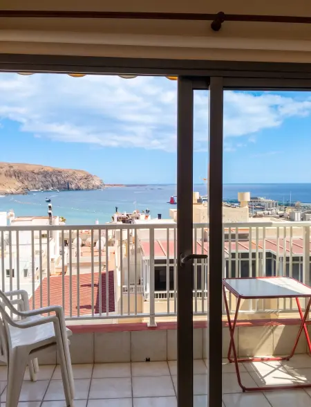 Studio avec vue mer et balcon privé à Arona, Tenerife : photo 4