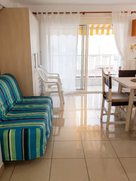 Studio avec vue mer et balcon privé à Arona, Tenerife : photo 11
