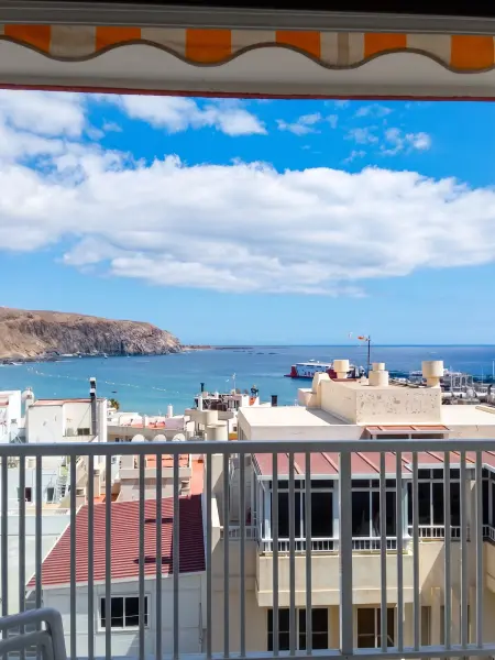 Studio avec vue mer et balcon privé à Arona, Tenerife : photo 14