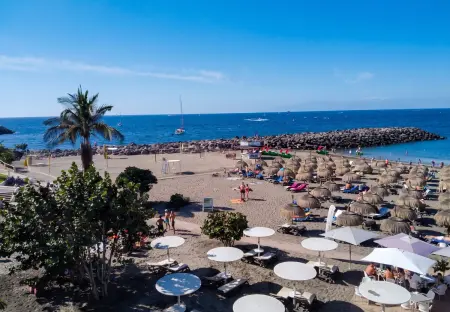 Studio avec vue mer et balcon privé à Arona, Tenerife : photo 19
