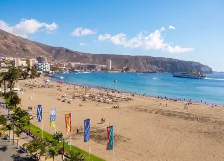 Studio avec vue mer et balcon privé à Arona, Tenerife : photo 21