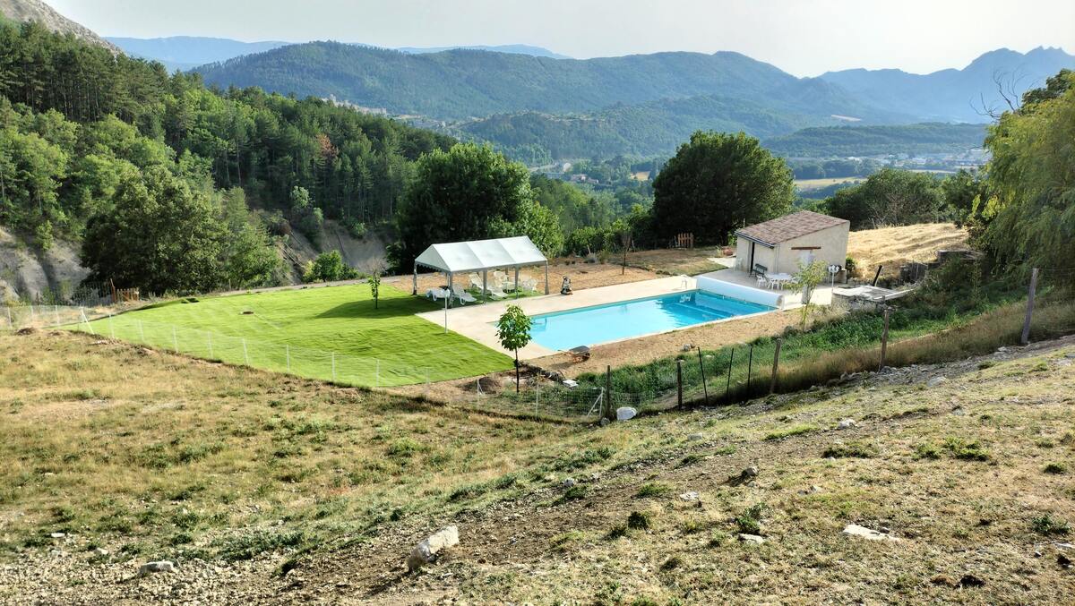 Villa Sisteron piscine privée, cuisine extérieure - Photo 2