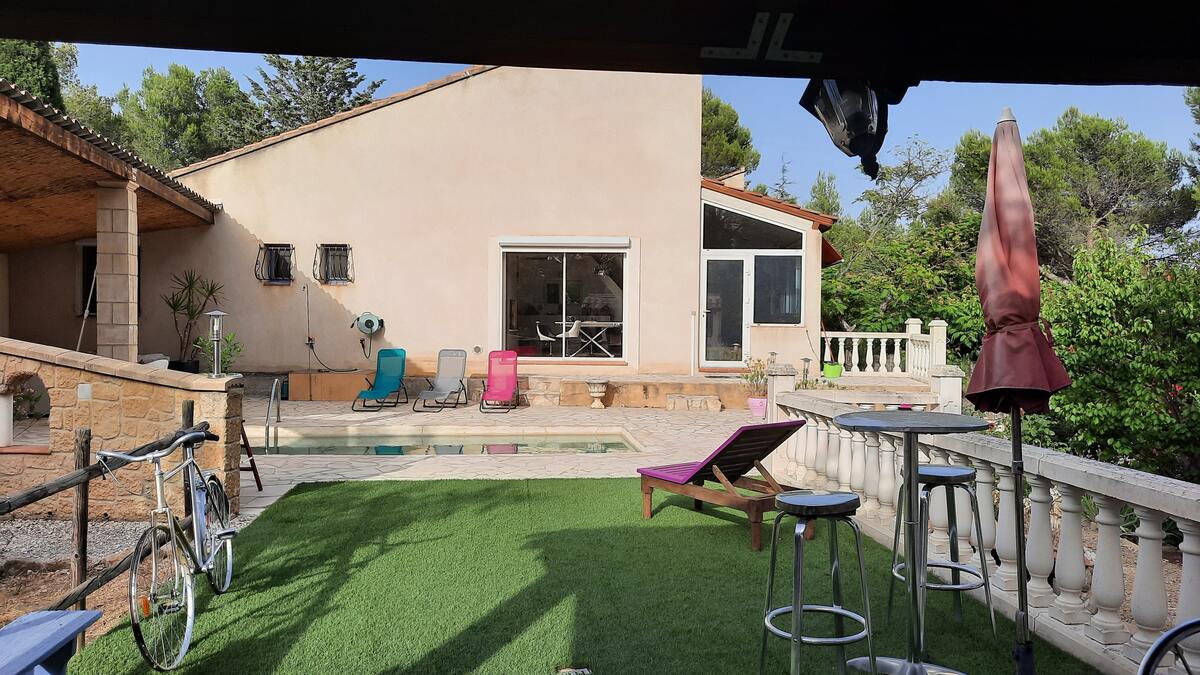 Villa 5 pers. à Mérindol : piscine privée et jardin 2500 m² - Photo 13