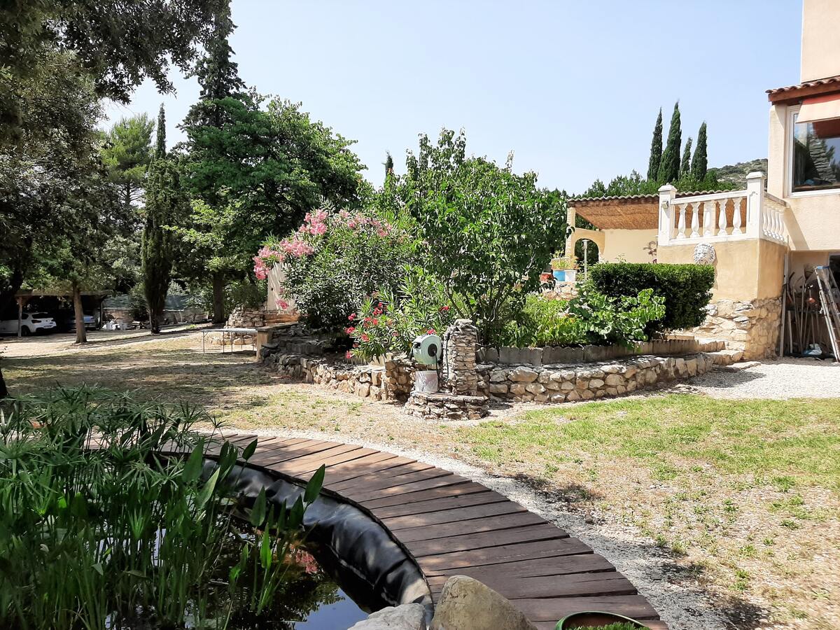 Villa 5 pers. à Mérindol : piscine privée et jardin 2500 m² - Photo 19
