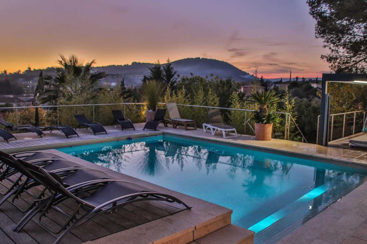 Villa 300 m² piscine chauffée et spa au Beausset - Photo 1