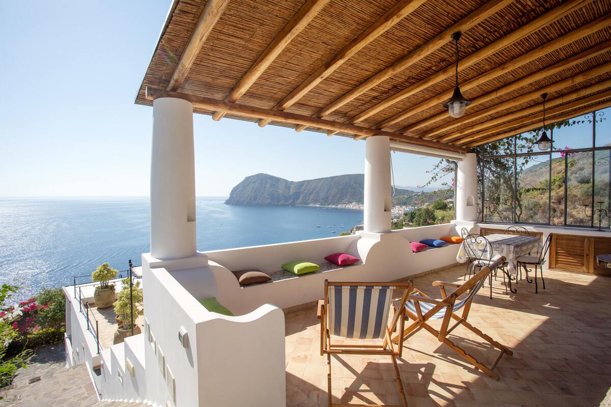 Maison 57 m² vue mer et jardin à Lipari - Photo 1