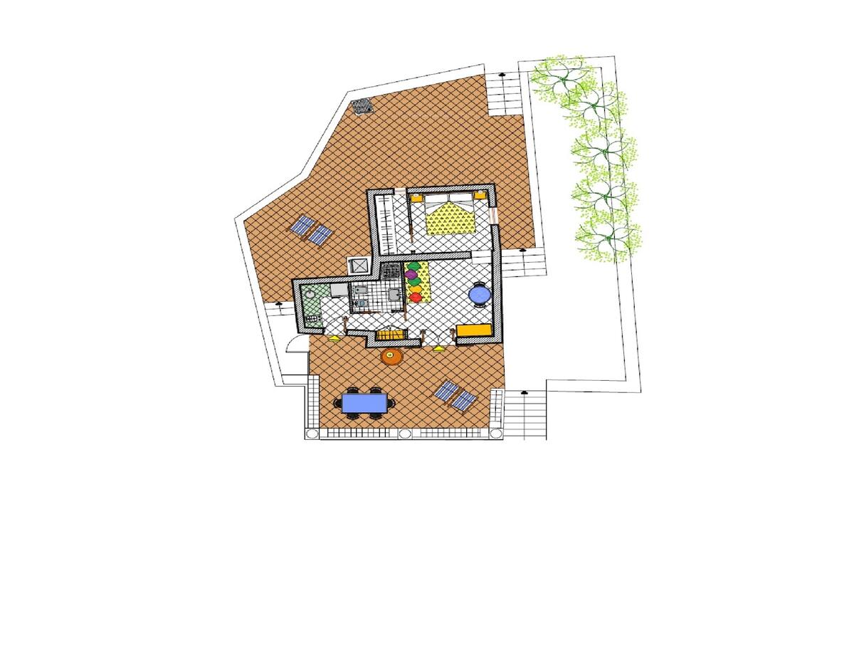 Maison 57 m² vue mer et jardin à Lipari - Photo 19