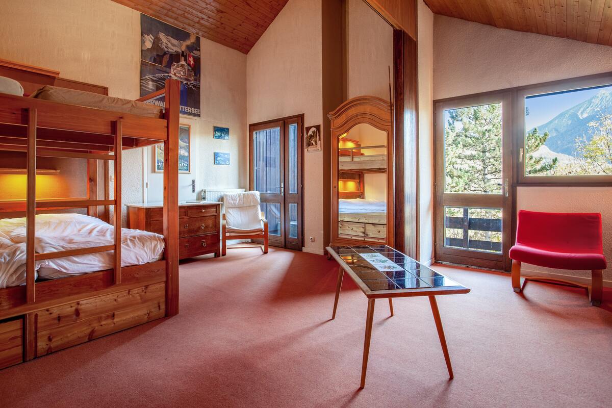 Chalet 14 personnes à Briançon, vue montagne et jardin - Photo 10