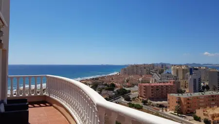 Location appartement à La Manga, Appartement duplex avec solarium à La Manga, vue 360°