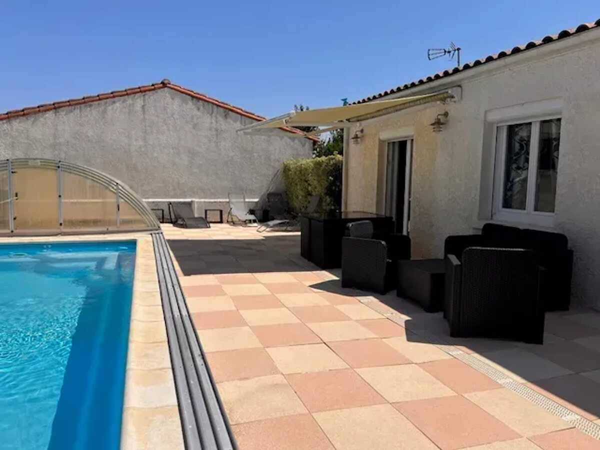 Villa 6 pers., piscine privée et jardin clos à Saint-Froult - Photo 4