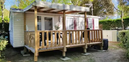 Location bungalow à Saint Jean de Monts, Bungalow confortable à Saint-Jean-de-Monts avec piscine partagée