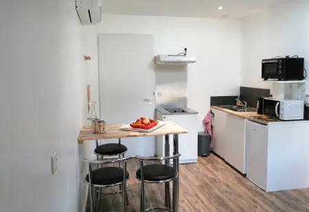 Studio avec piscine partagée et terrasse couverte à Saint-Jory : photo 6