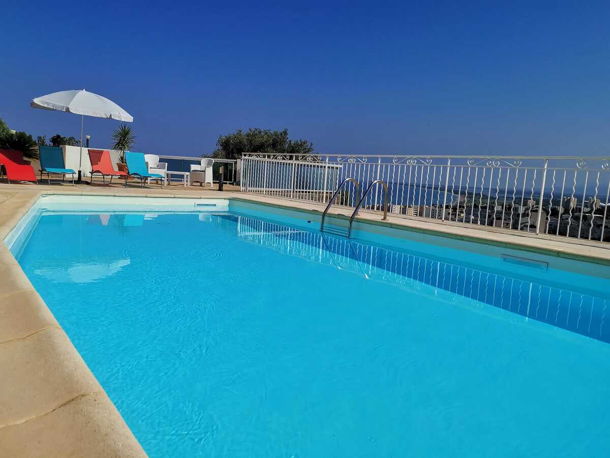 Appartement 100 m² vue mer, terrasse et piscine privée - Photo 1