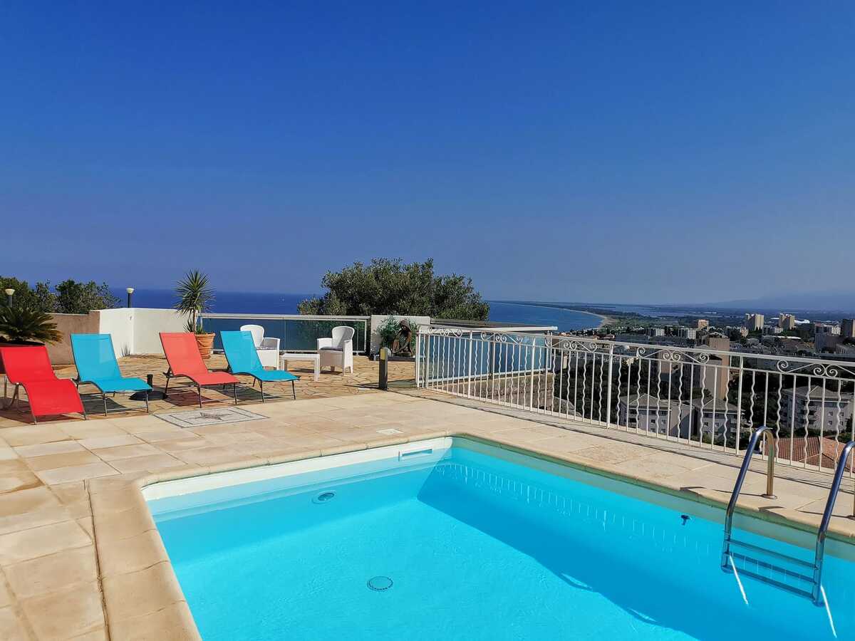 Appartement 100 m² vue mer, terrasse et piscine privée - Photo 89