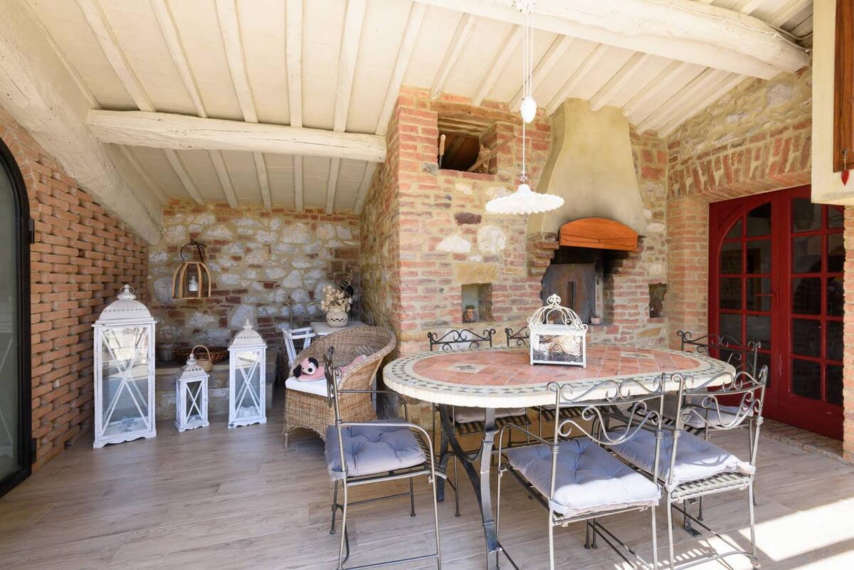 Maison 5 pers. à Trequanda avec piscine et jardin - Photo 5
