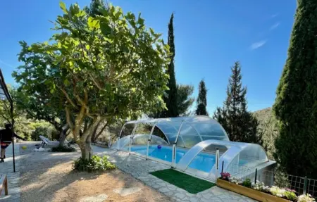 Location villa à Castelnou, Villa charmante à Castelnou avec piscine privée