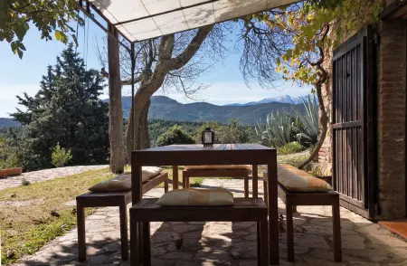 Villa avec piscine privée et vue montagne à Castelnou, 6 pers. : photo 4