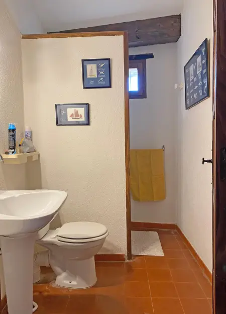 Villa avec piscine privée et vue montagne à Castelnou, 6 pers. : photo 15