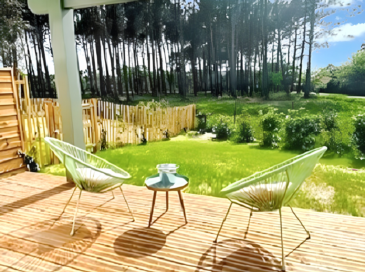 Maison 6 pers. à Moliets-et-Maa : jardin clos et terrasse - Photo 2