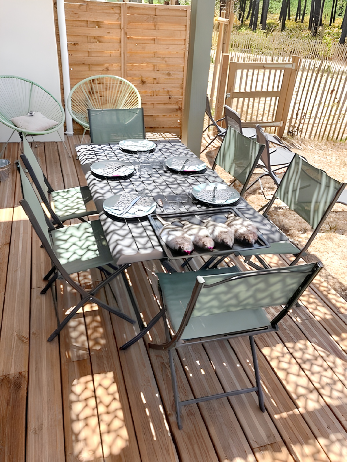 Maison 6 pers. à Moliets-et-Maa : jardin clos et terrasse - Photo 9