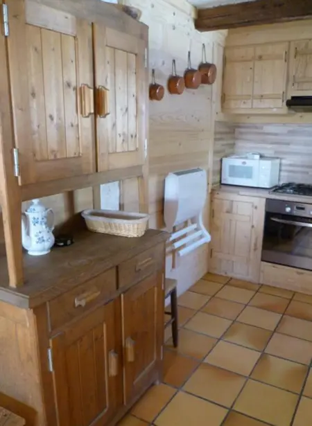 Maison avec cheminée et vue montagne à Notre-Dame-de-Bellecombe : photo 2