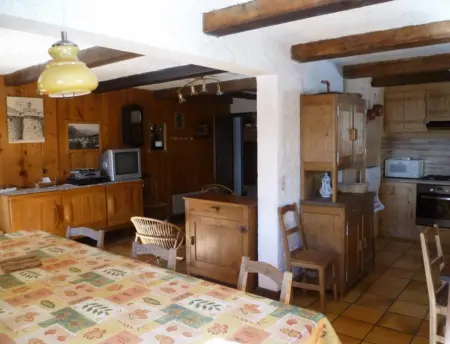 Maison avec cheminée et vue montagne à Notre-Dame-de-Bellecombe : photo 5