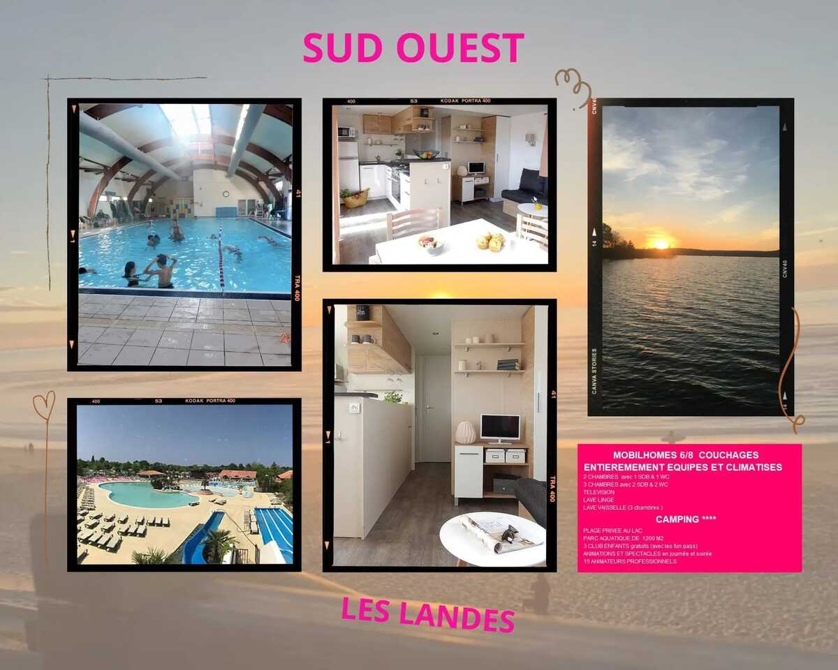 Bungalow 6 pers. à Gastes avec jacuzzi et jardin clos - Photo 23