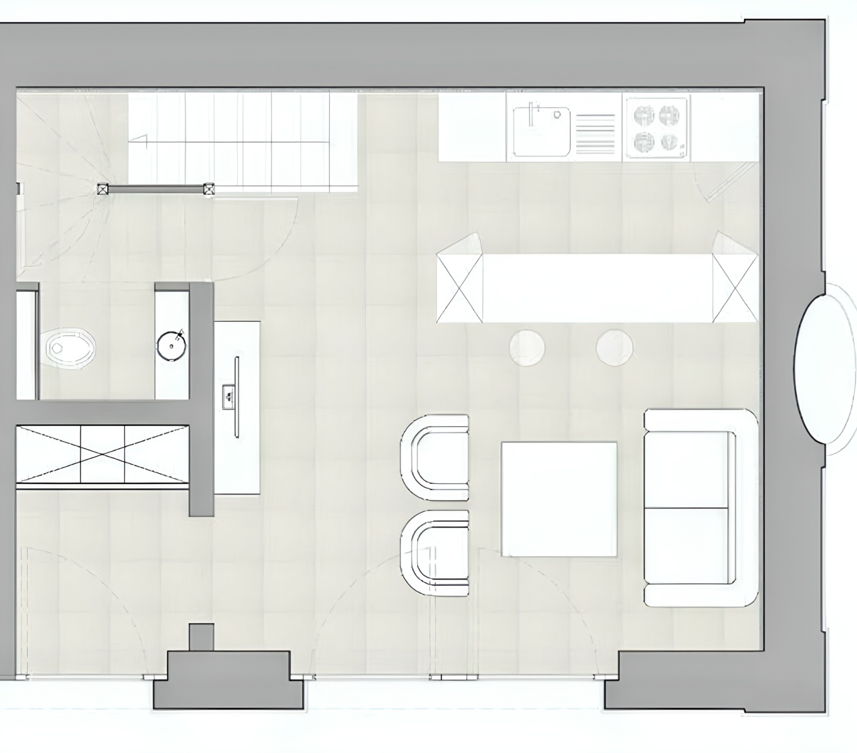 Appartement 50 m² avec terrasse et vue jardin - Photo 10