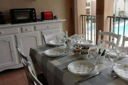 Appartement vue mer avec piscine partagée à Six-Fours-les-Plages : photo 5