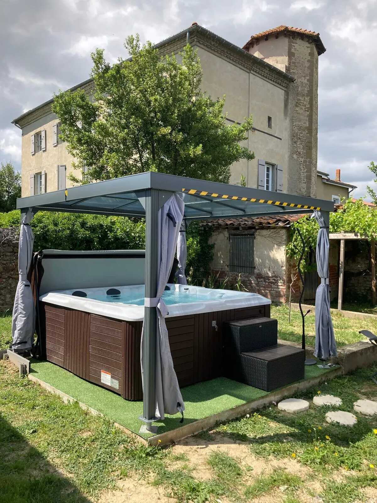 Maison 5 pers. avec terrasse et jacuzzi à Châteauneuf-de-Galaure - Photo 13
