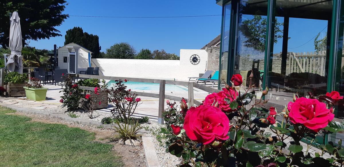 Maison 181 m² piscine privée, 12 personnes à Saint-Germain-du-Pert - Photo 31