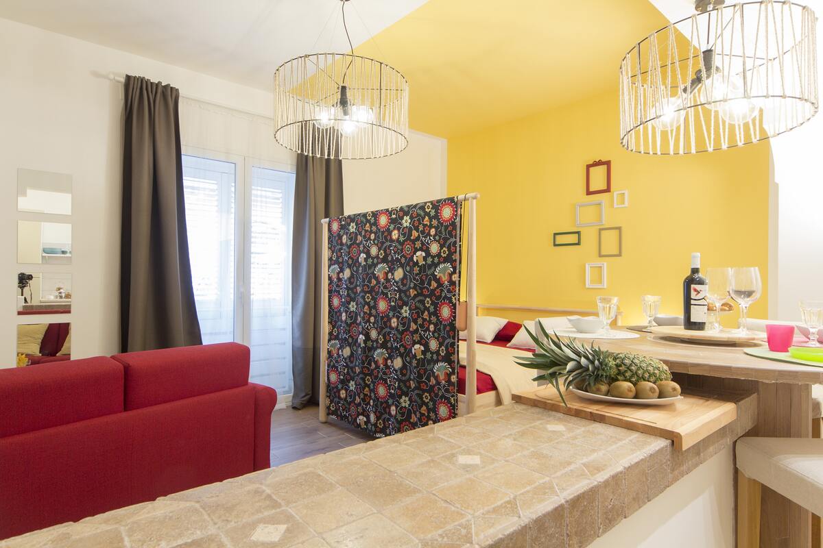 Appartement 40m² Marsala, balcon vue ville et parking - Photo 2