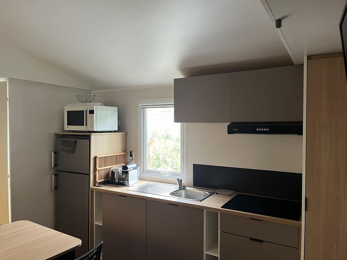 Bungalow 8 personnes à Puget-sur-Argens, piscine et terrasse - Photo 3