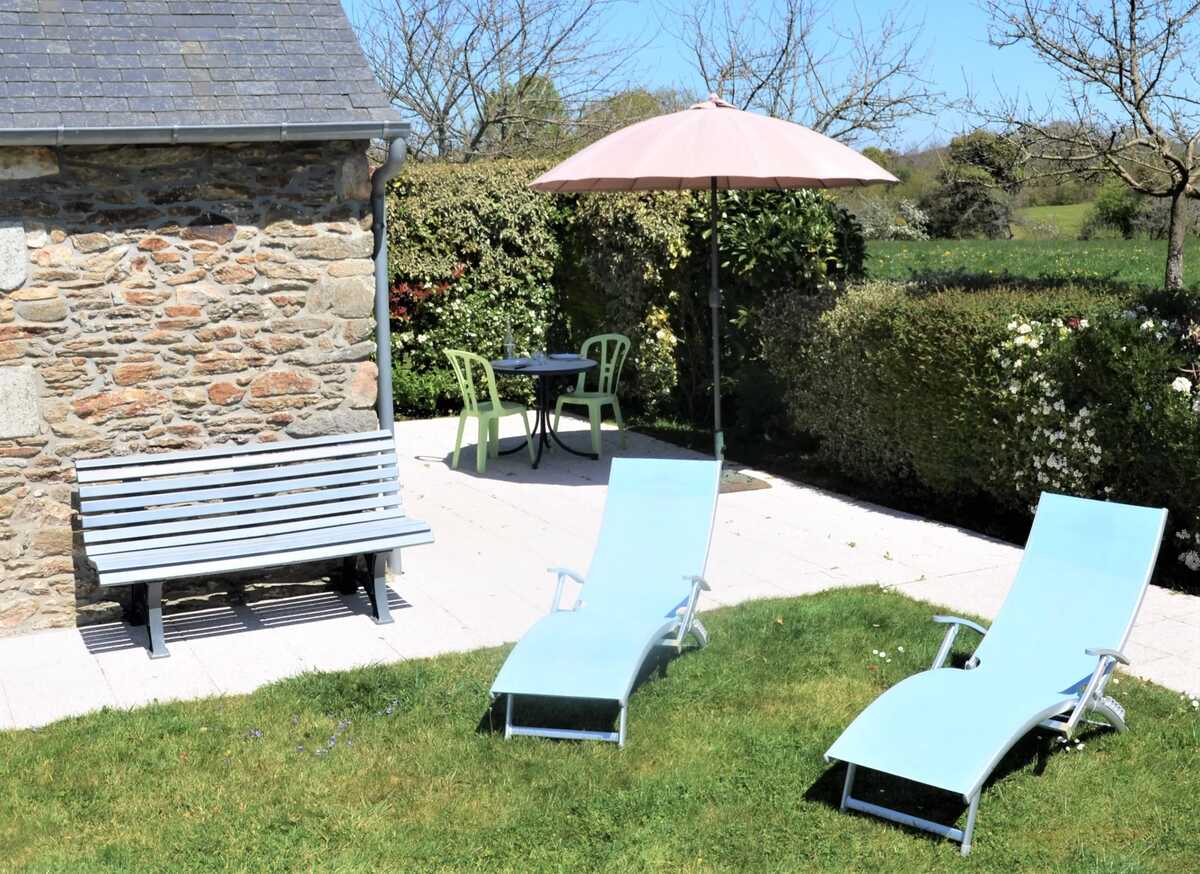Maison 2 pers. à Botsorhel, jardin clôturé et barbecue - Photo 1