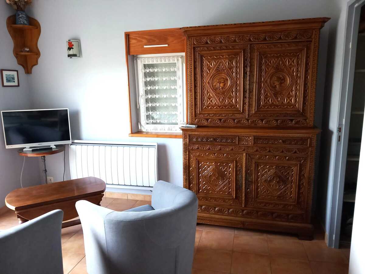Maison 2 pers. à Botsorhel, jardin clôturé et barbecue - Photo 9