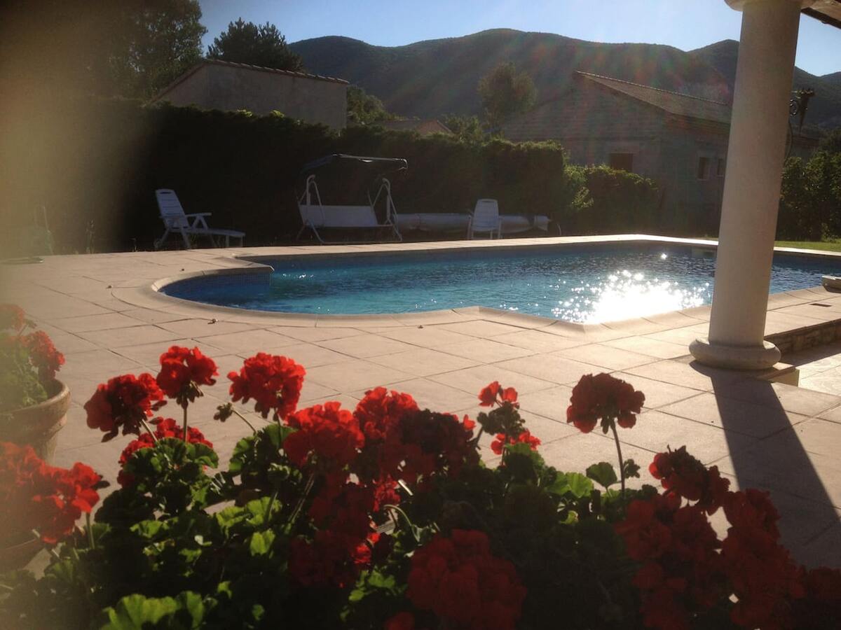 Maison 9 pers. à Cruas, piscine et vue montagne - Photo 16