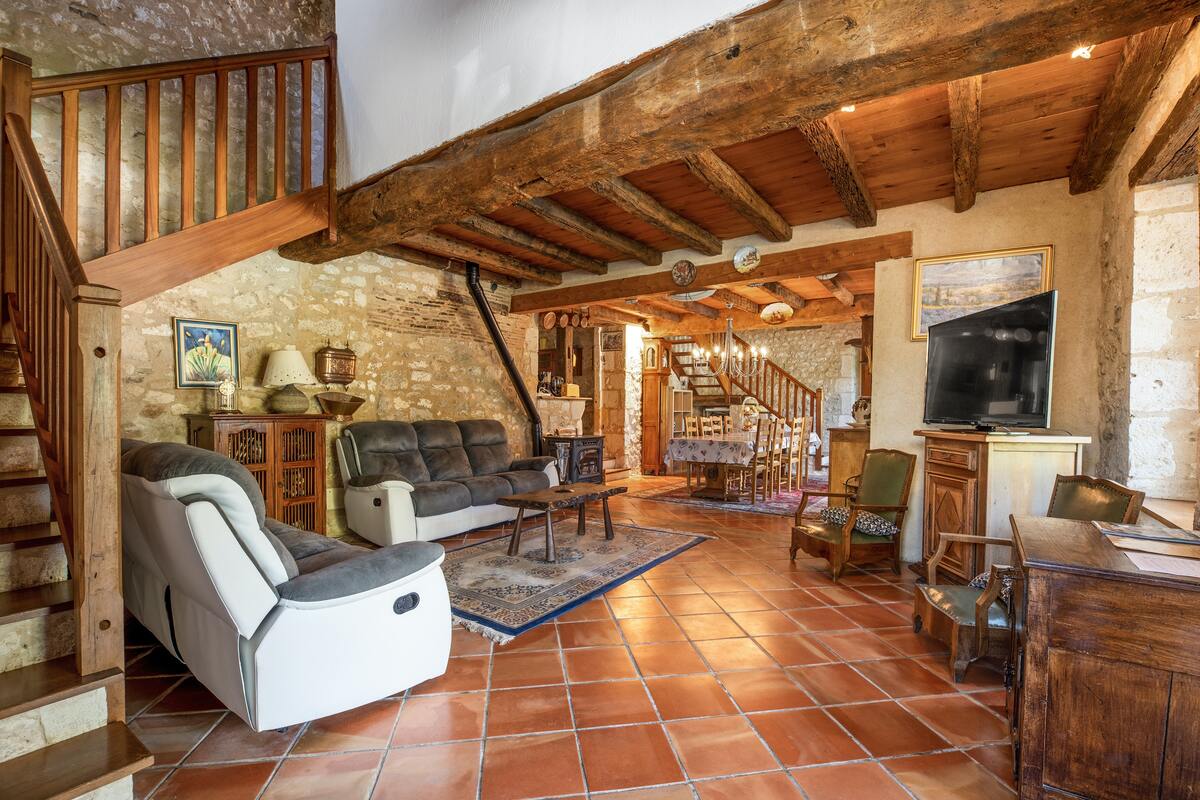 Maison 6 chambres Thenac, piscine privée 16 personnes - Photo 2