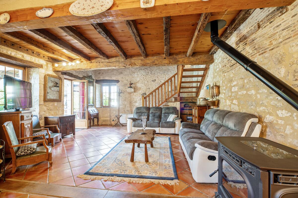 Maison 6 chambres Thenac, piscine privée 16 personnes - Photo 11