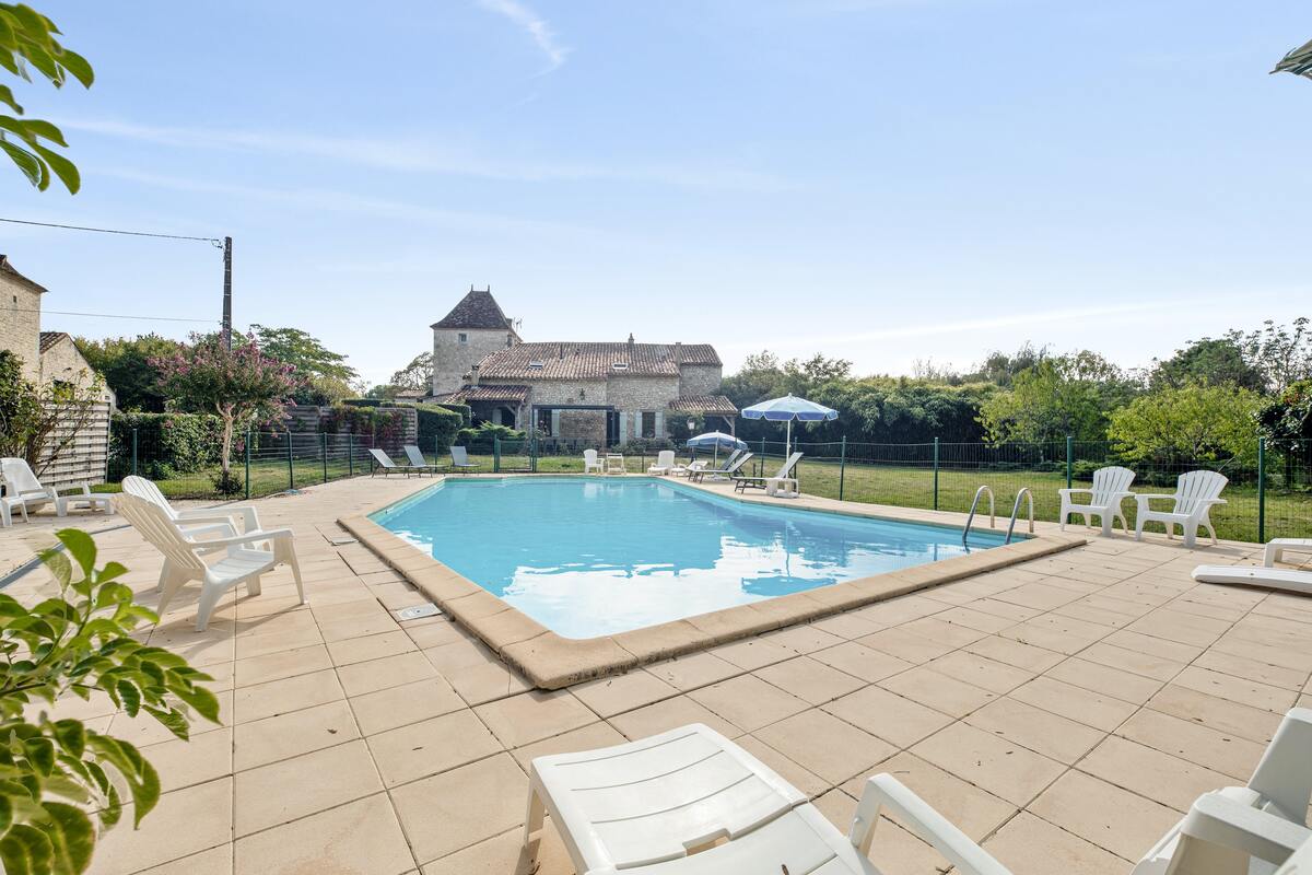 Maison 6 chambres Thenac, piscine privée 16 personnes - Photo 27