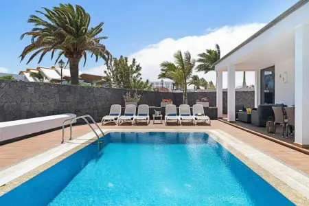 Villa avec piscine privée chauffable à Playa Blanca, 3 chambres : photo 57