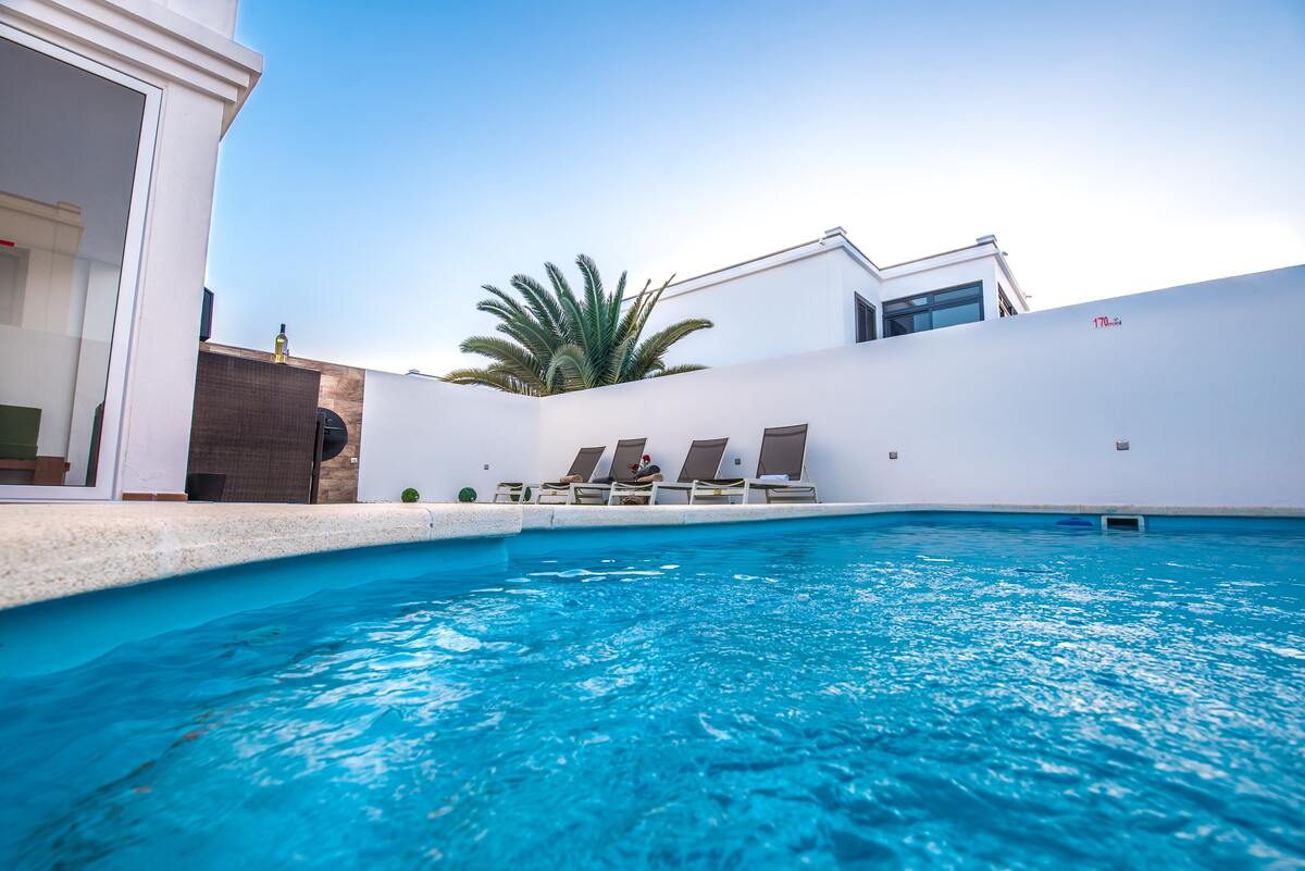 Villa 120 m² Playa Blanca, piscine privée toute l'année - Photo 27