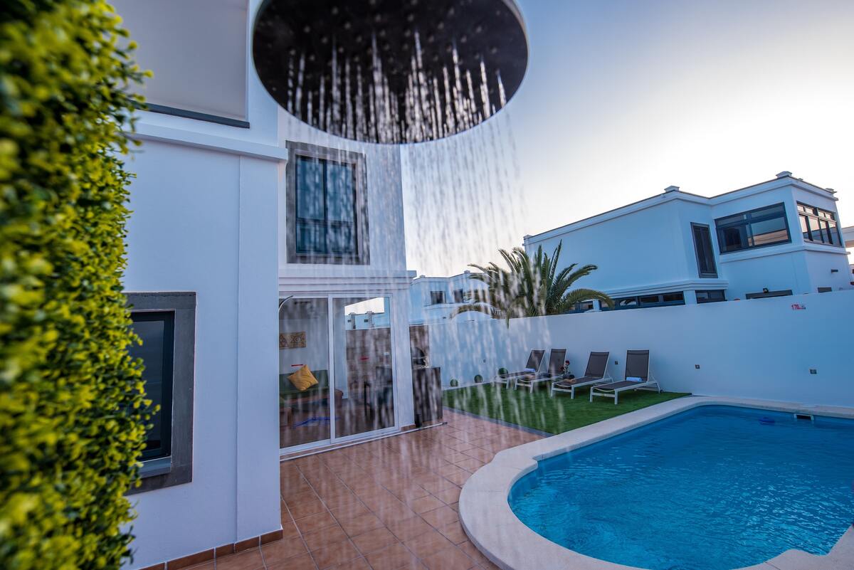 Villa 120 m² Playa Blanca, piscine privée toute l'année - Photo 28