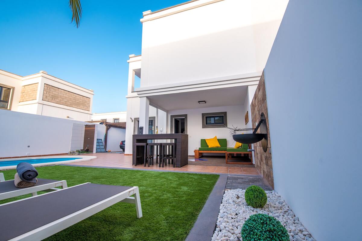 Villa 120 m² Playa Blanca, piscine privée toute l'année - Photo 31