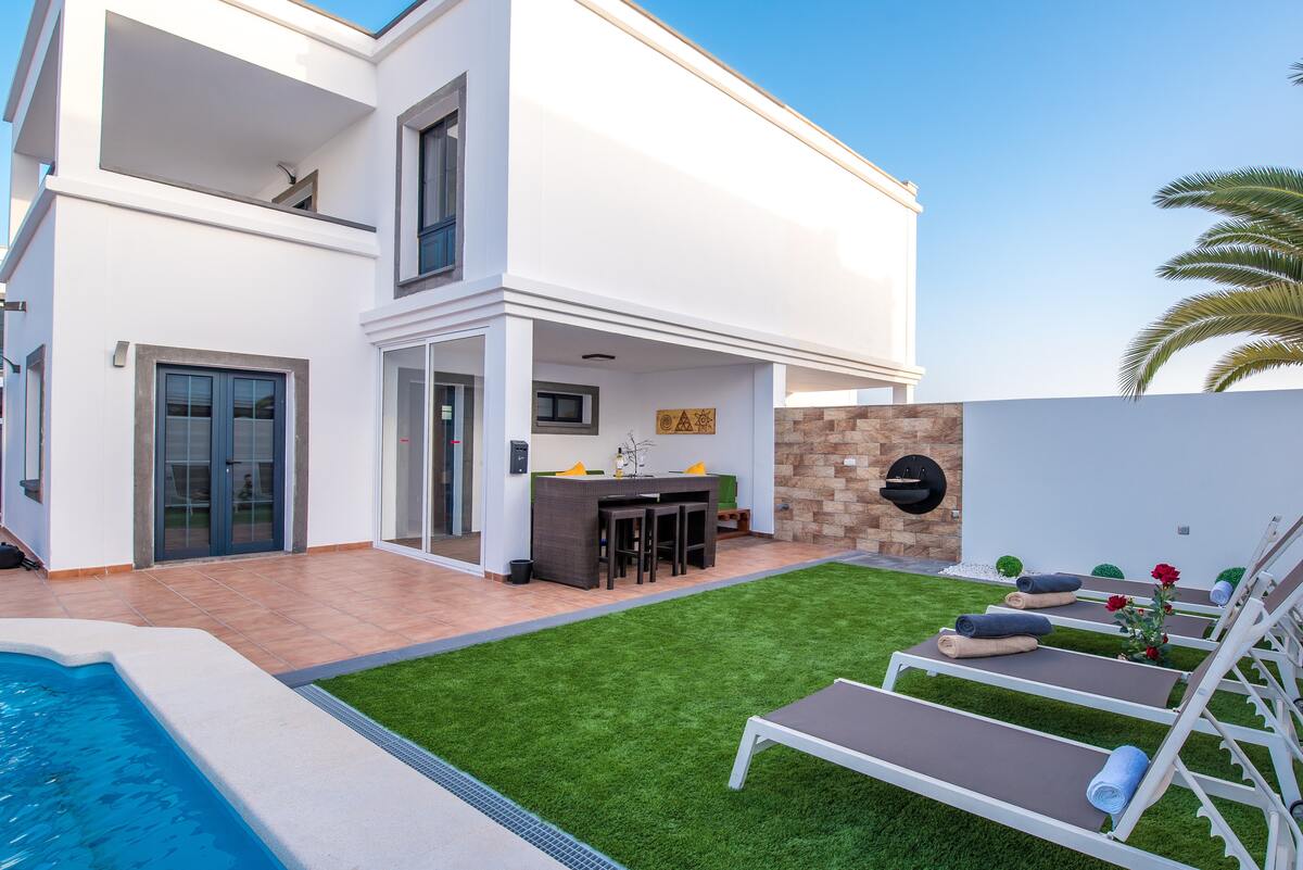 Villa 120 m² Playa Blanca, piscine privée toute l'année - Photo 32
