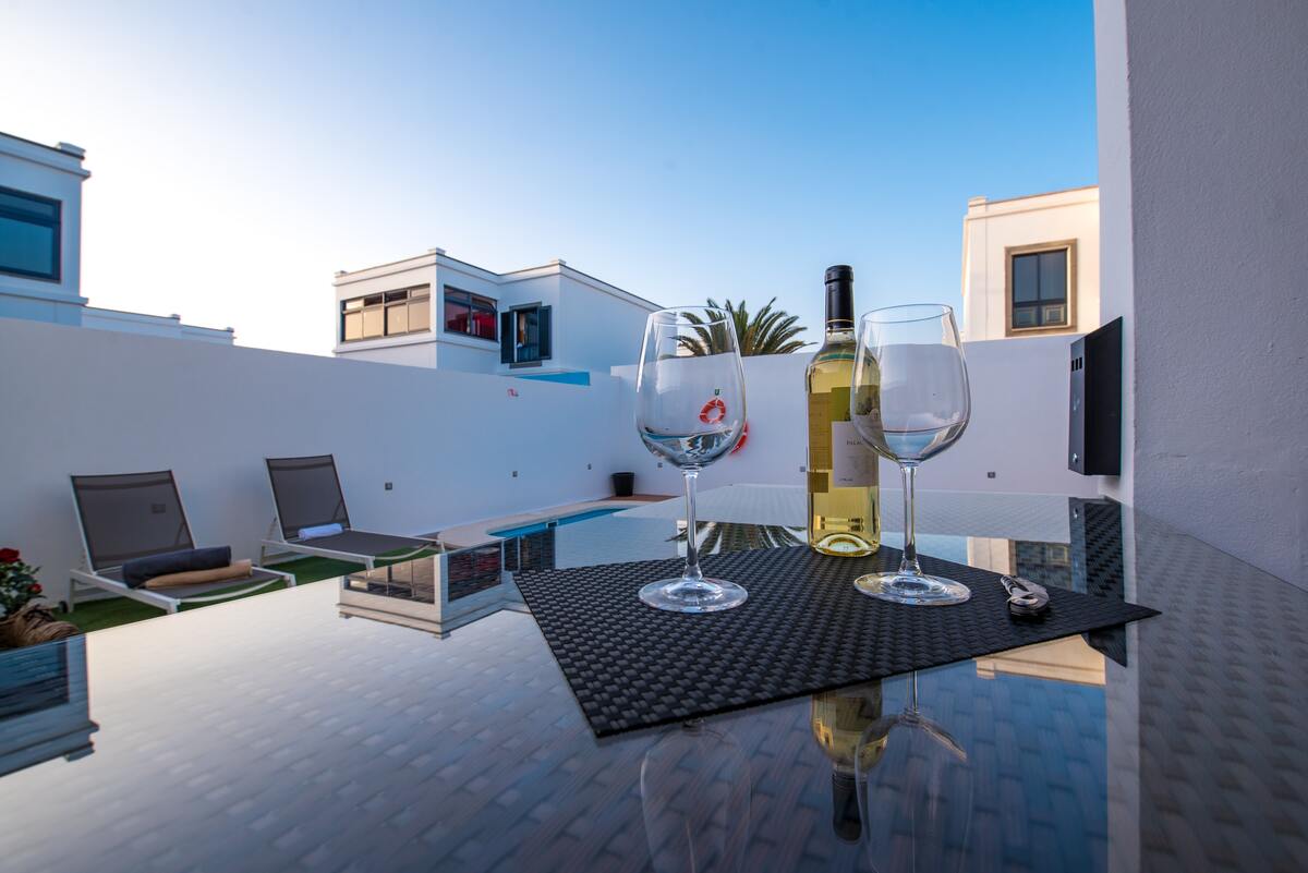 Villa 120 m² Playa Blanca, piscine privée toute l'année - Photo 53