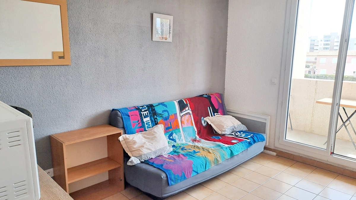 Appartement 25 m² vue lac Canet-en-Roussillon - Photo 1