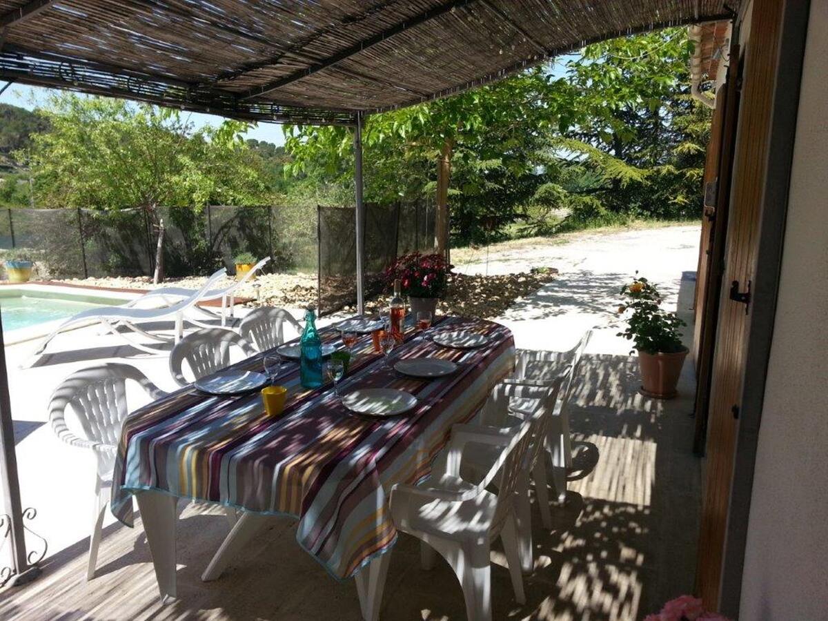 Villa 8 pers. Le Beaucet : piscine privée & terrasse - Photo 8
