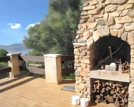 Maison charmante avec vue sur la mer, Olmeto + Cheminée - Photo 1