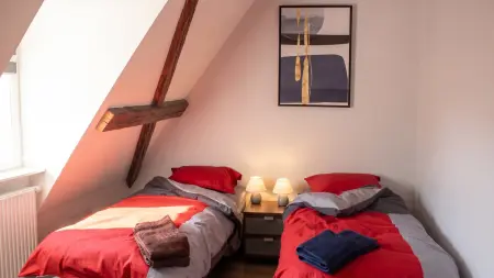 Appartement avec cheminée et terrasse à Eguisheim, 110 m², 8 personnes : photo 7