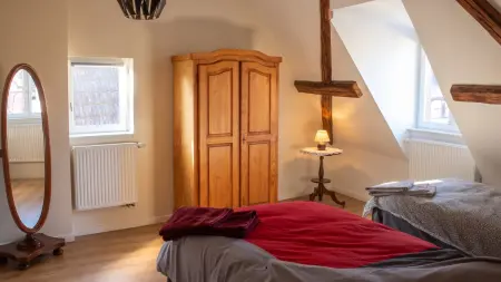 Appartement avec cheminée et terrasse à Eguisheim, 110 m², 8 personnes : photo 8